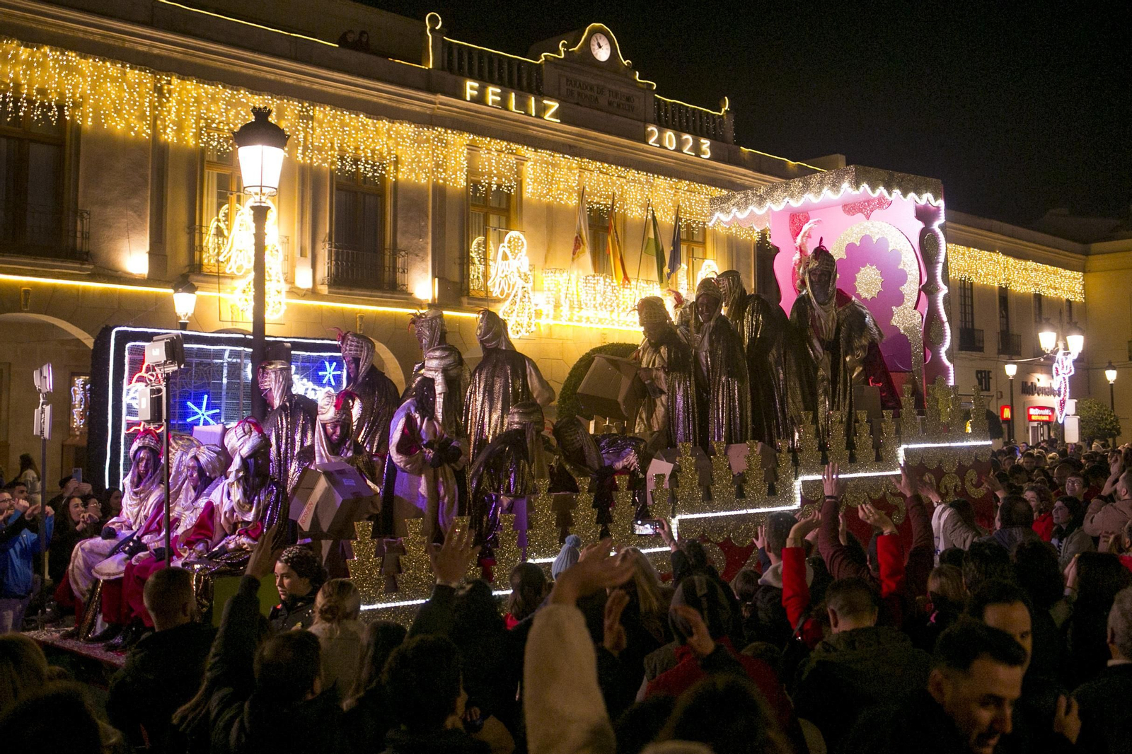 Las imágenes de las cabalgatas de Reyes en la provincia de Málaga
