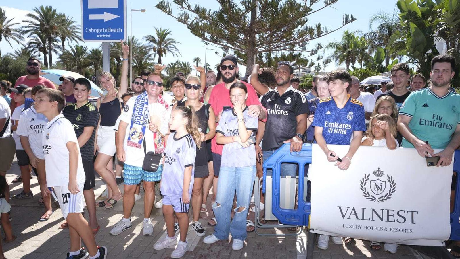 La llegada del Real Madrid a Almería en imágenes