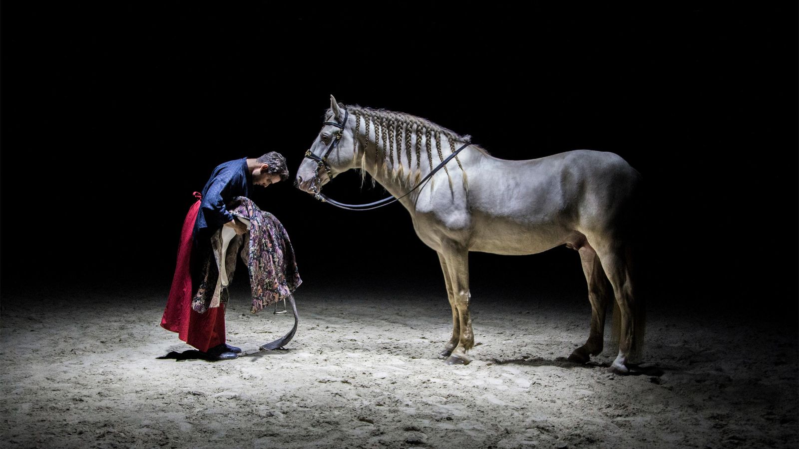La compañía Artequus Théâtre en su espectáculo Unalome