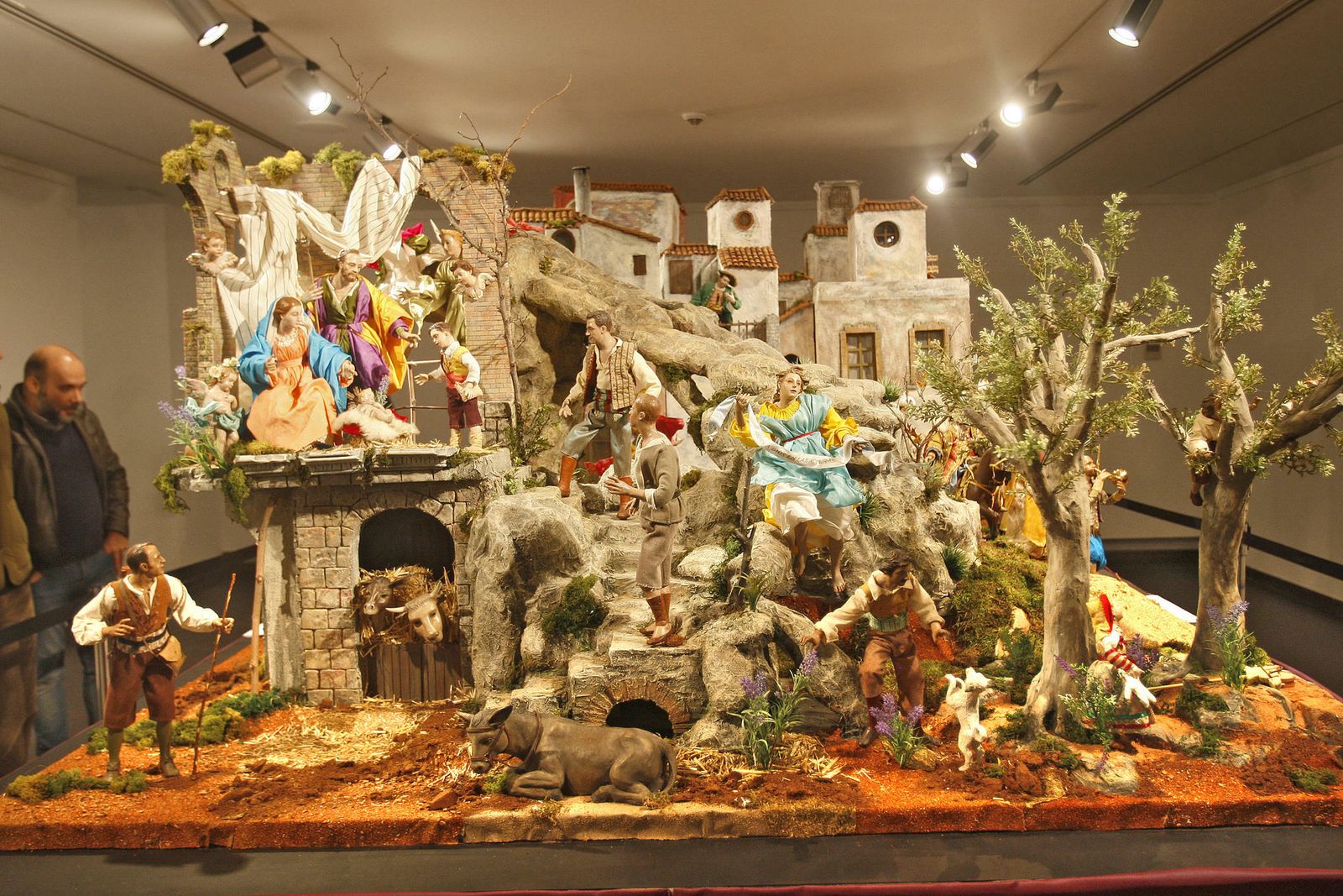 Un belén en una edición anterior del concurso.
