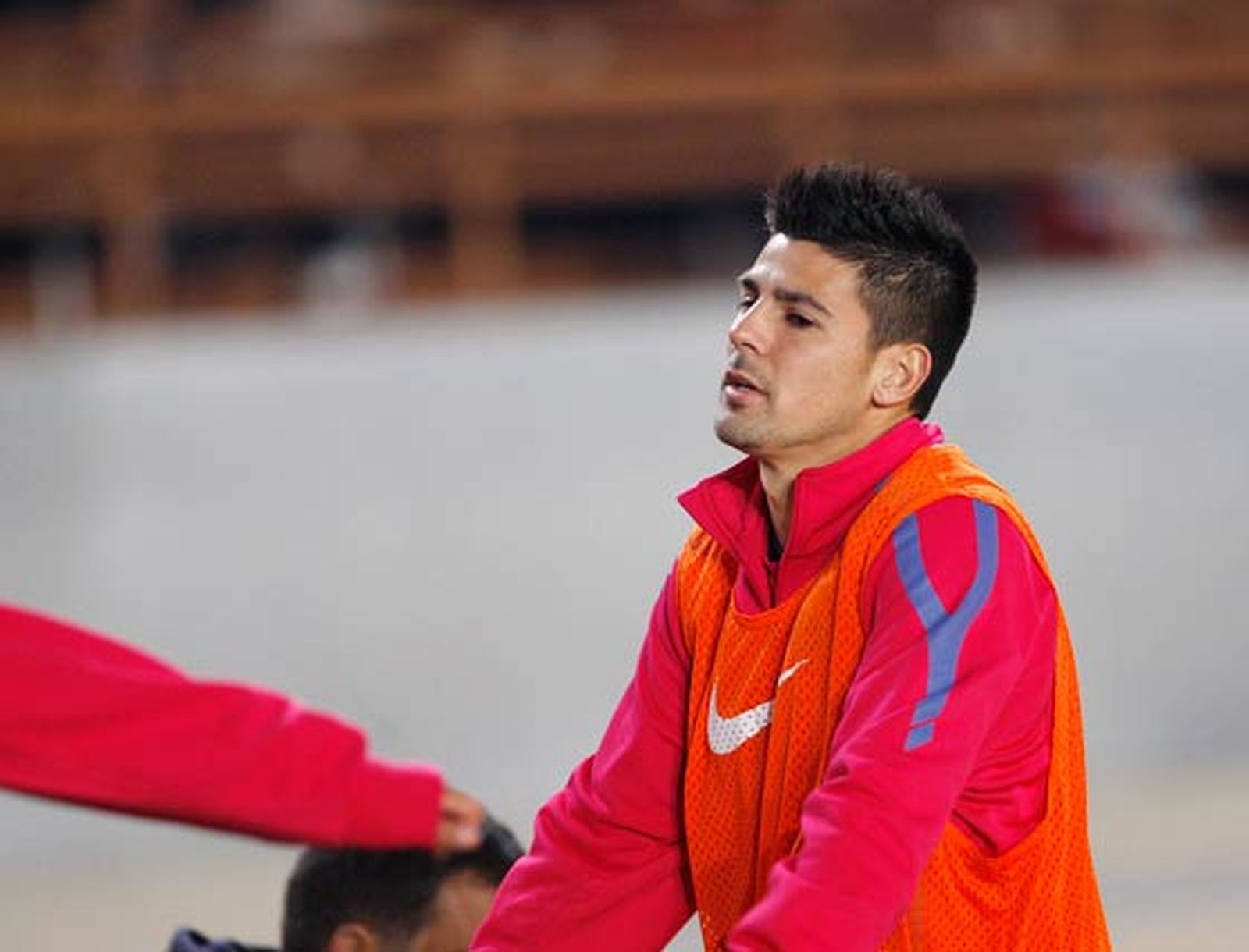 El sanluqueño Nolito jugó sólo la última media hora. 

Foto: Juan Carlos Toro