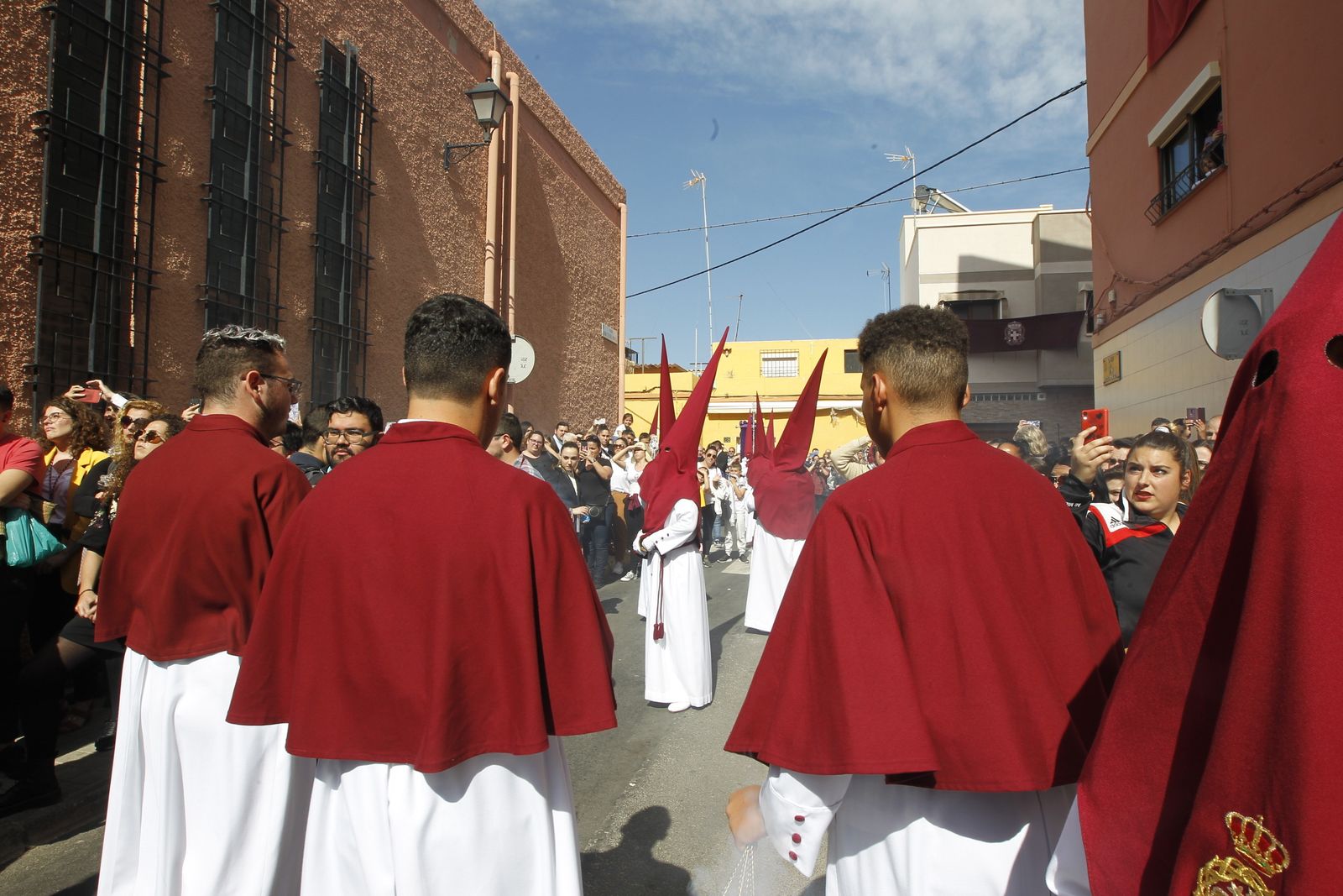 Imágenes de la Procesión de Coronación. Barrio de Los Molinos. Semana Santa Almería 2019