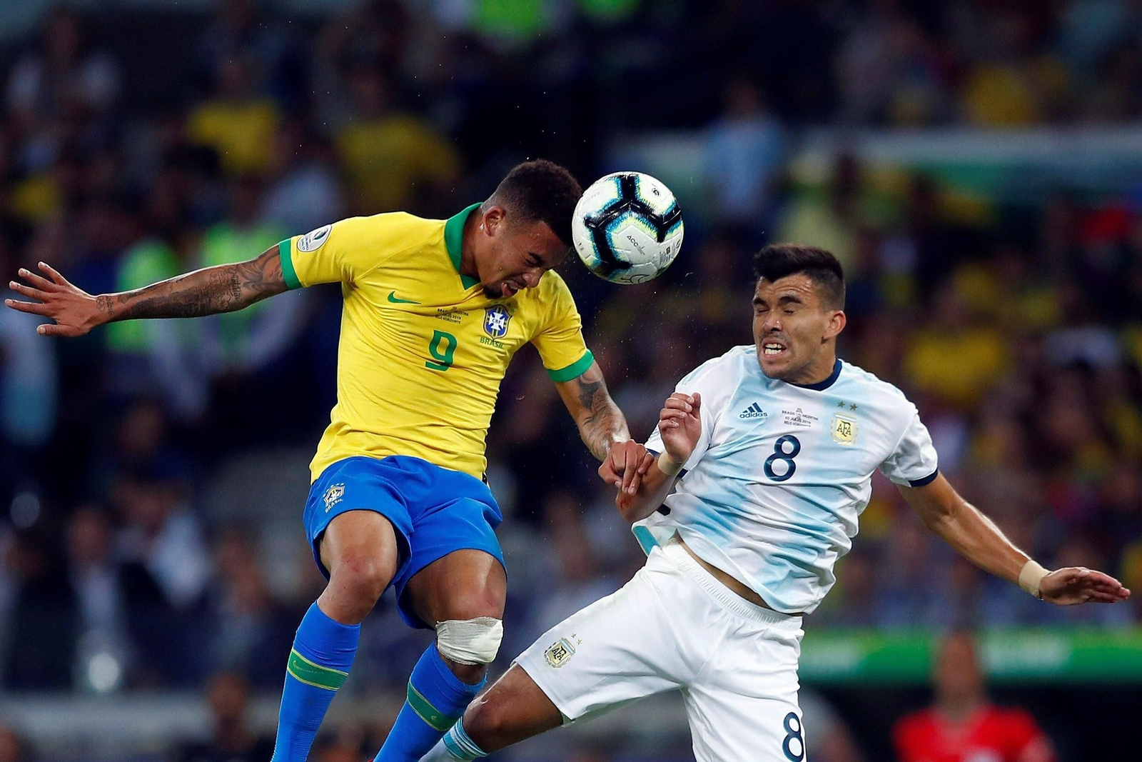 Las imágenes del Brasil-Argentina de la semifinal de la Copa América