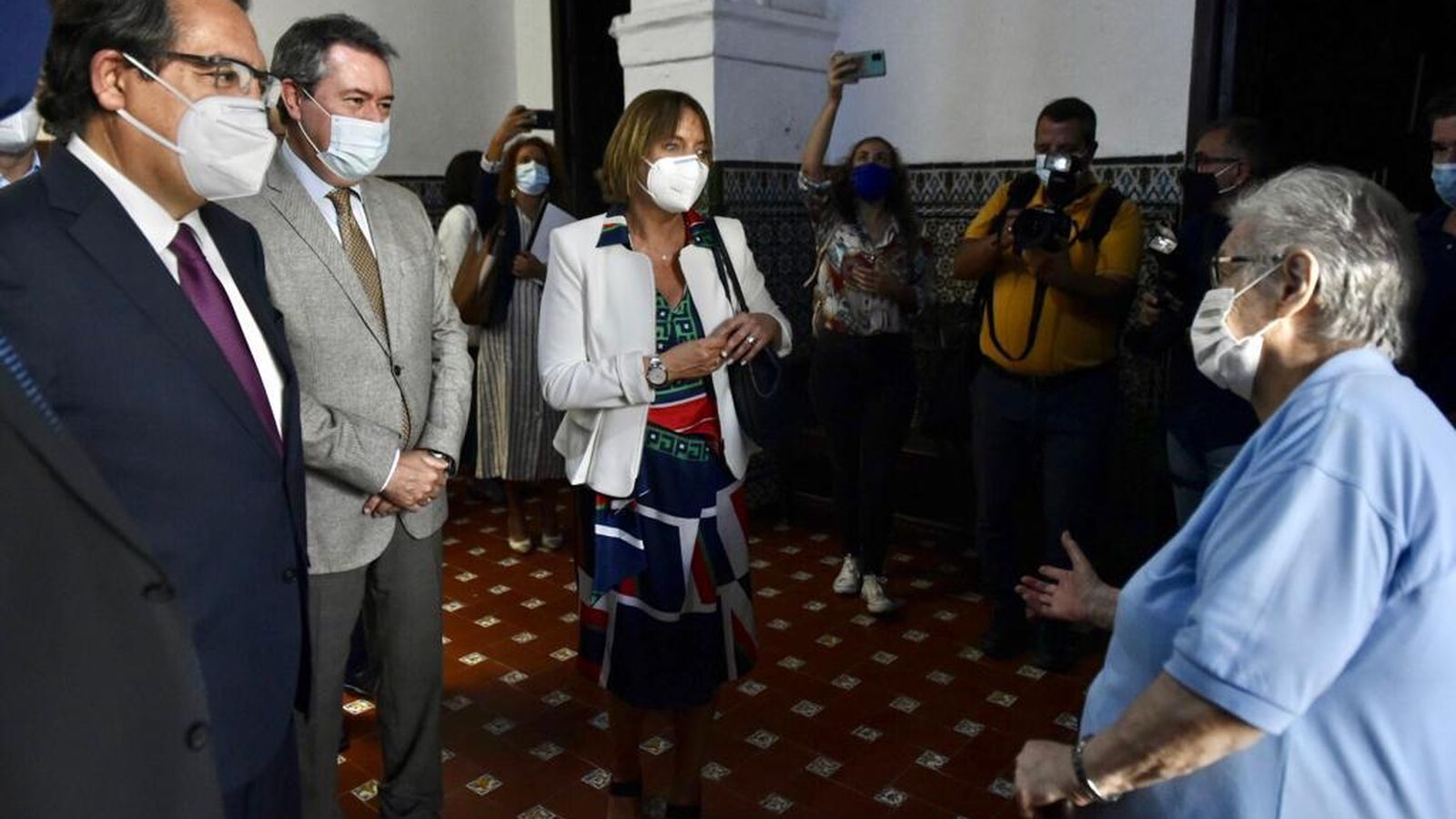 Visita a la escuela de Educación Infantil y Obra Social de las Hijas de la Caridad de San Cayetano.