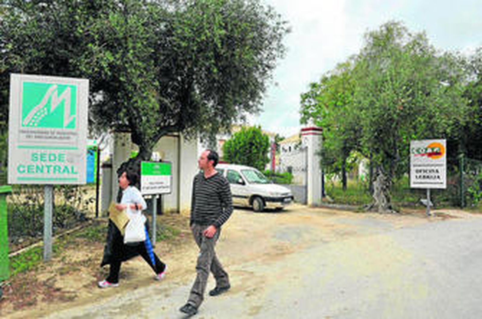 La sede central de la Mancomunidad, donde siguen acudiendo muchos trabajadores sin actividad.