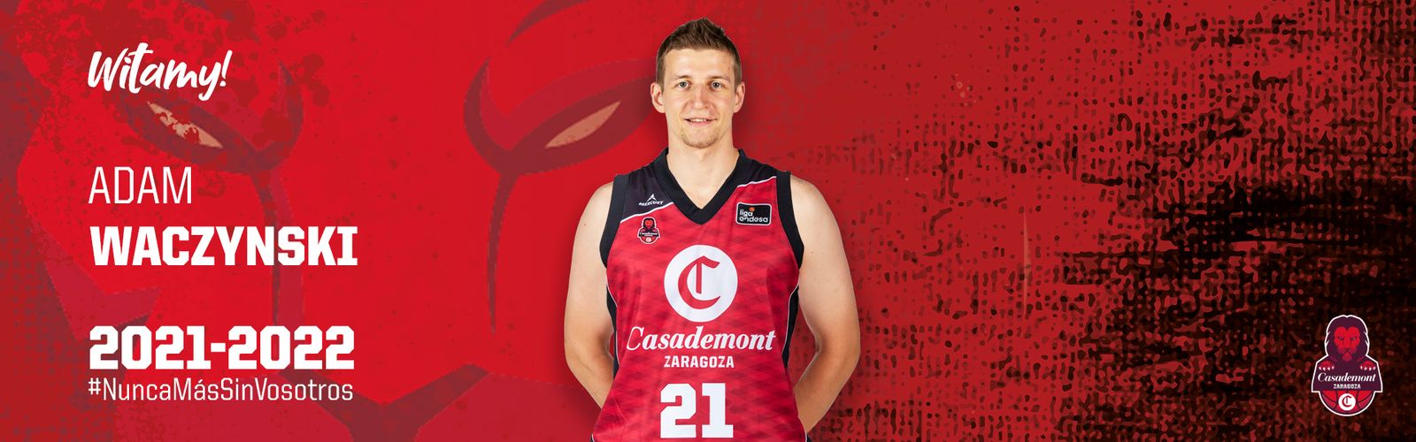 Adam Waczynski, nuevo jugador del Casademont Zaragoza.