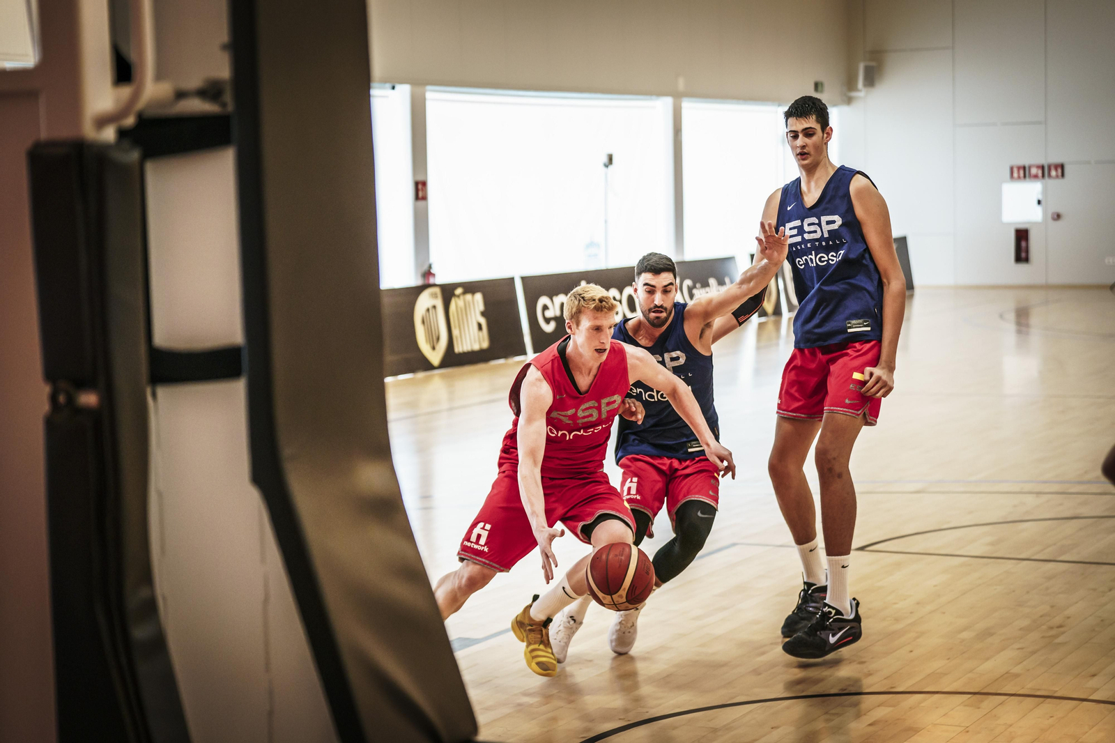 Sesión de la selección española en The Embassy