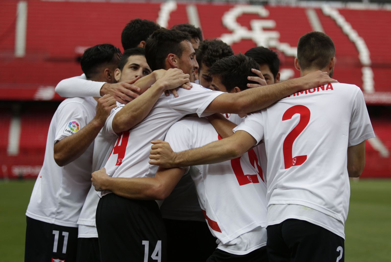 Las imágenes del Sevilla Atlético-Getafe