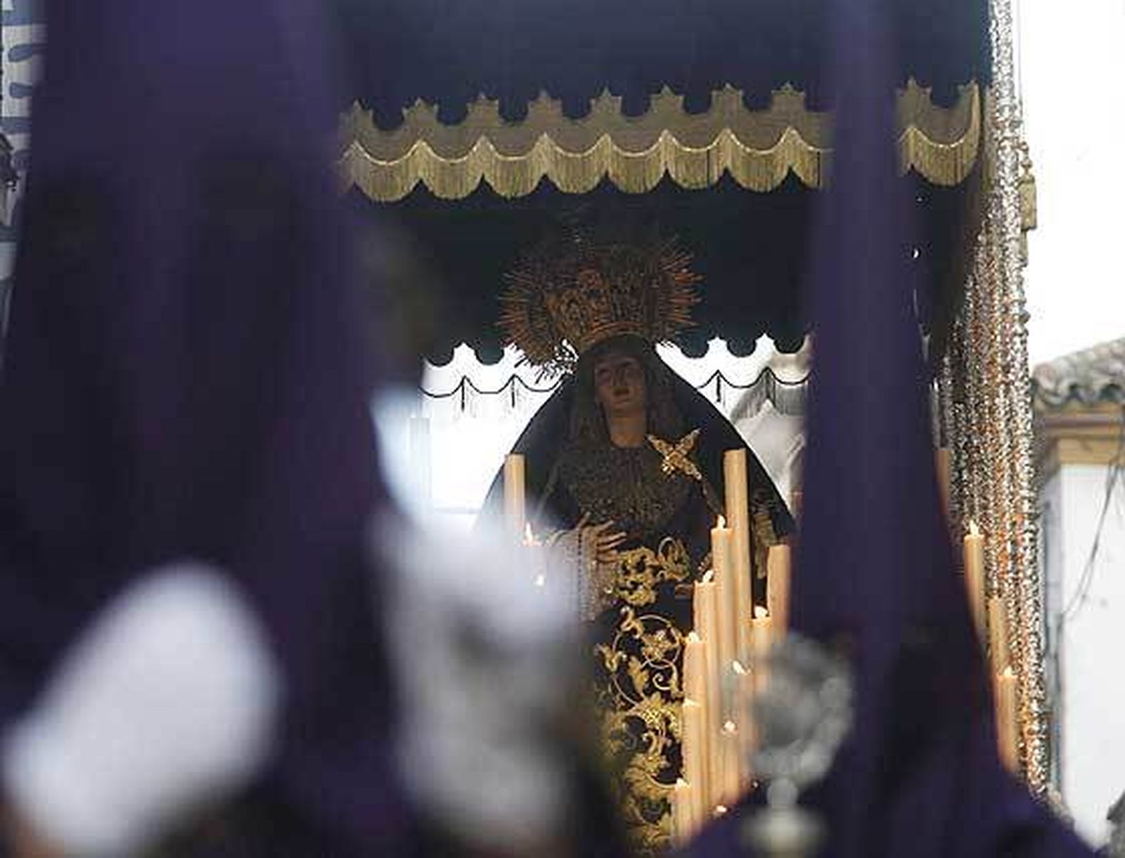 'Gólgota' para el Mayor Dolor en la plaza de San Lorenzo