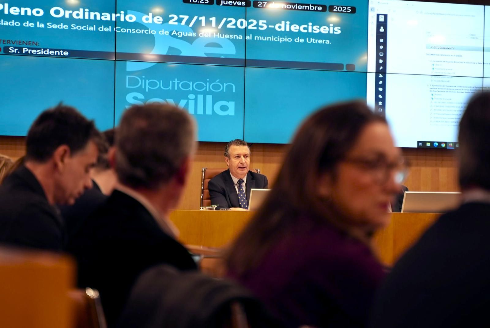 Pleno de la Diputación de Sevilla