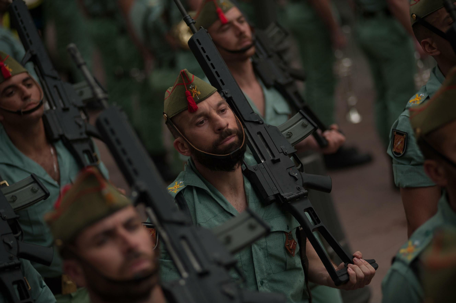 Las fotos del desembarco de la Legión en Málaga