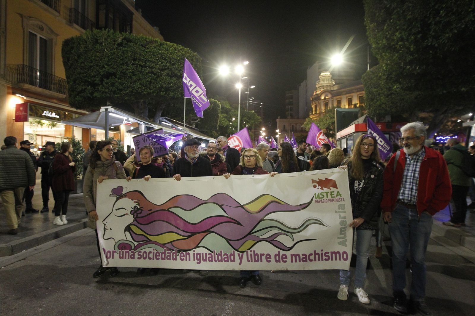Manifestación Día Mundial contra la Violencia de Género. Almería