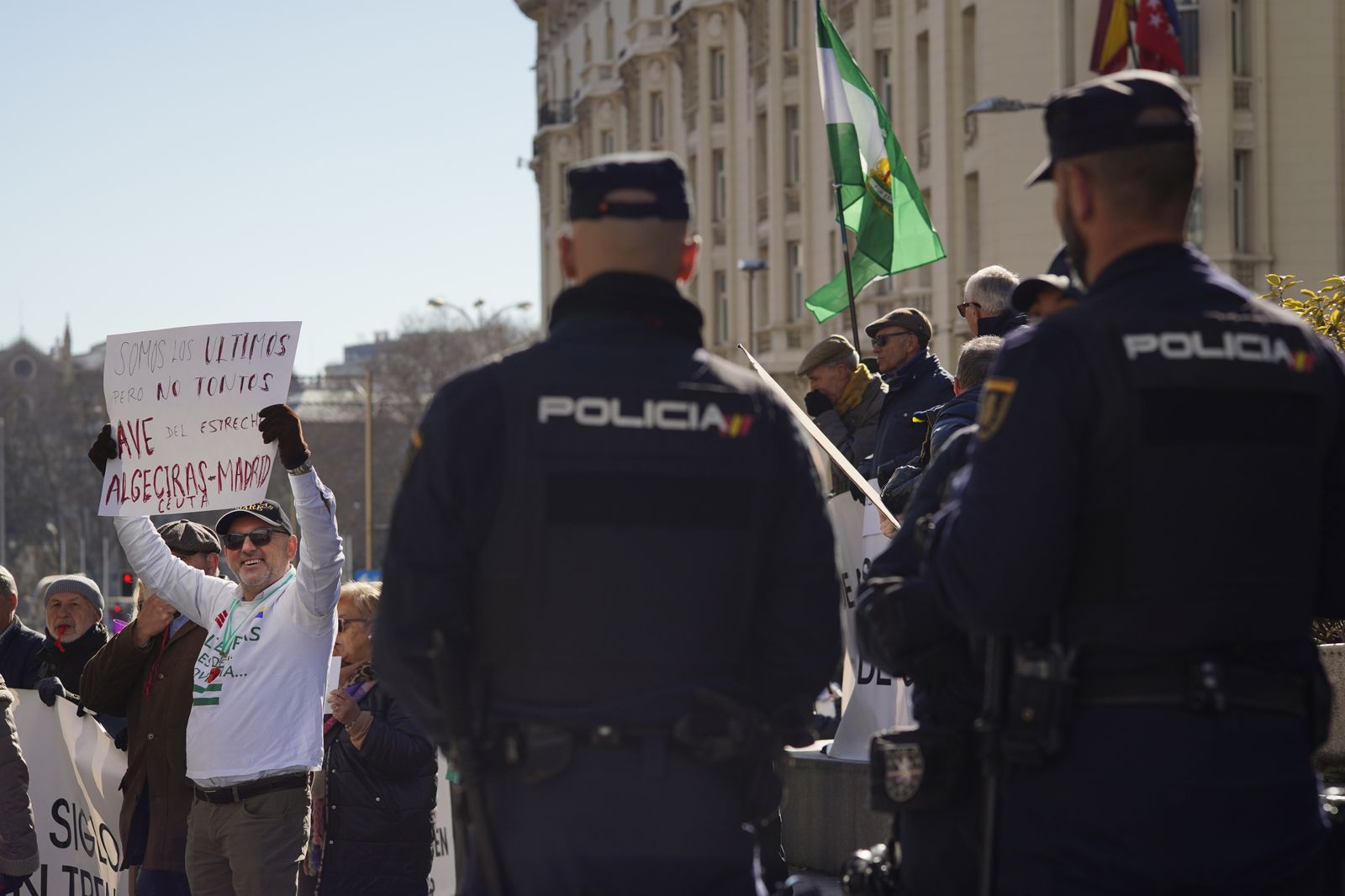 Concentración de Andalucía Bay 20.30 por la mejora de la conexión ferroviaria en Madrid