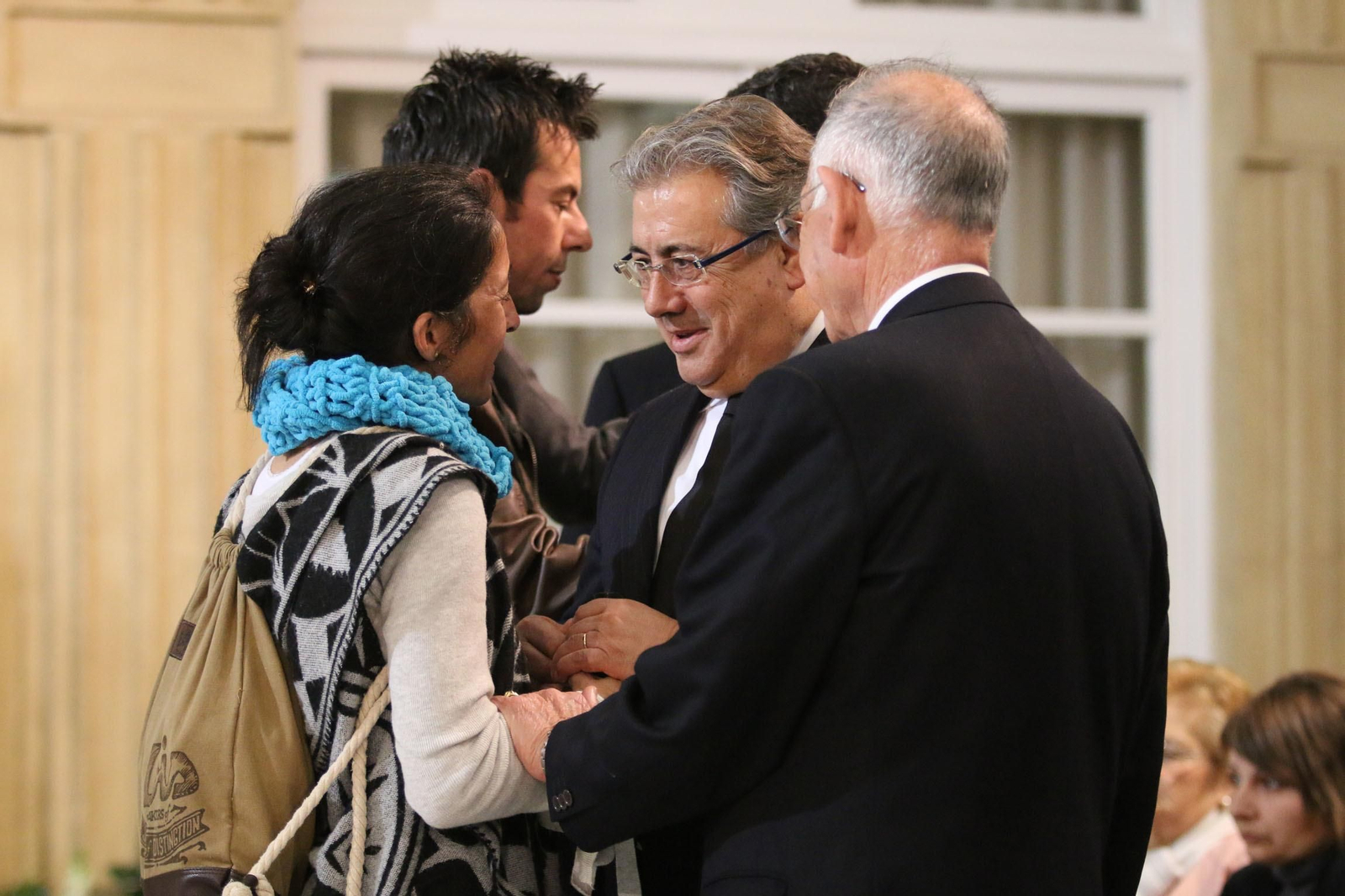 Las imágenes de la capilla ardiente por Gabriel