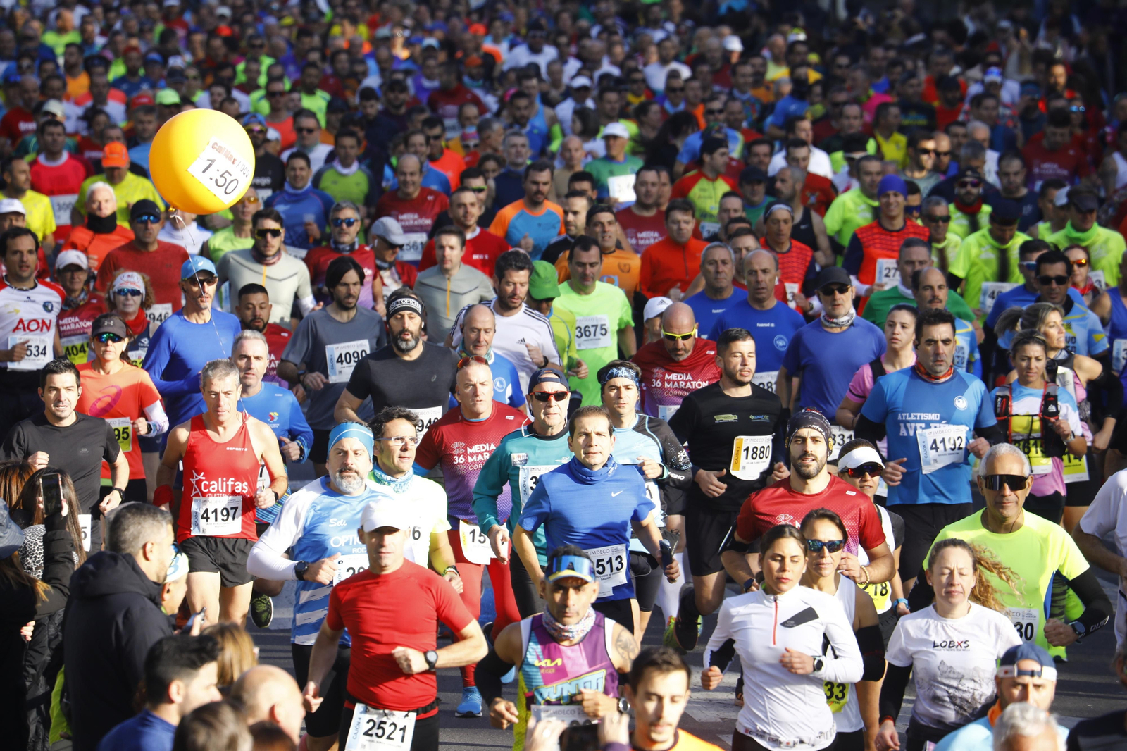 Las imágenes de la salida de la 36 Media Maratón de Córdoba