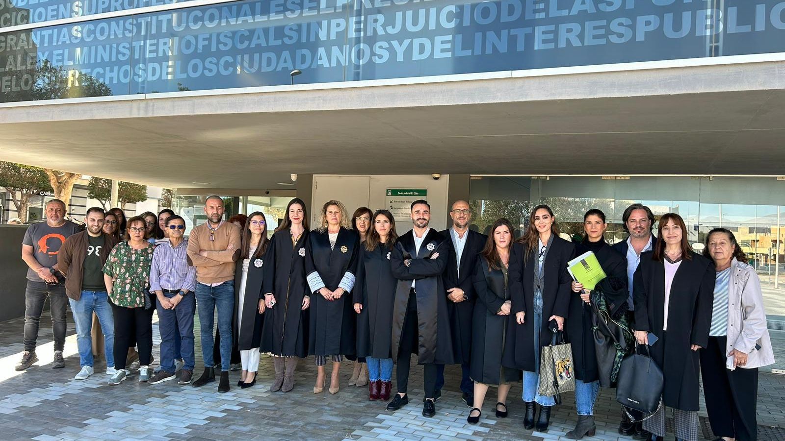 Concentración en los Juzgados de El Ejido.