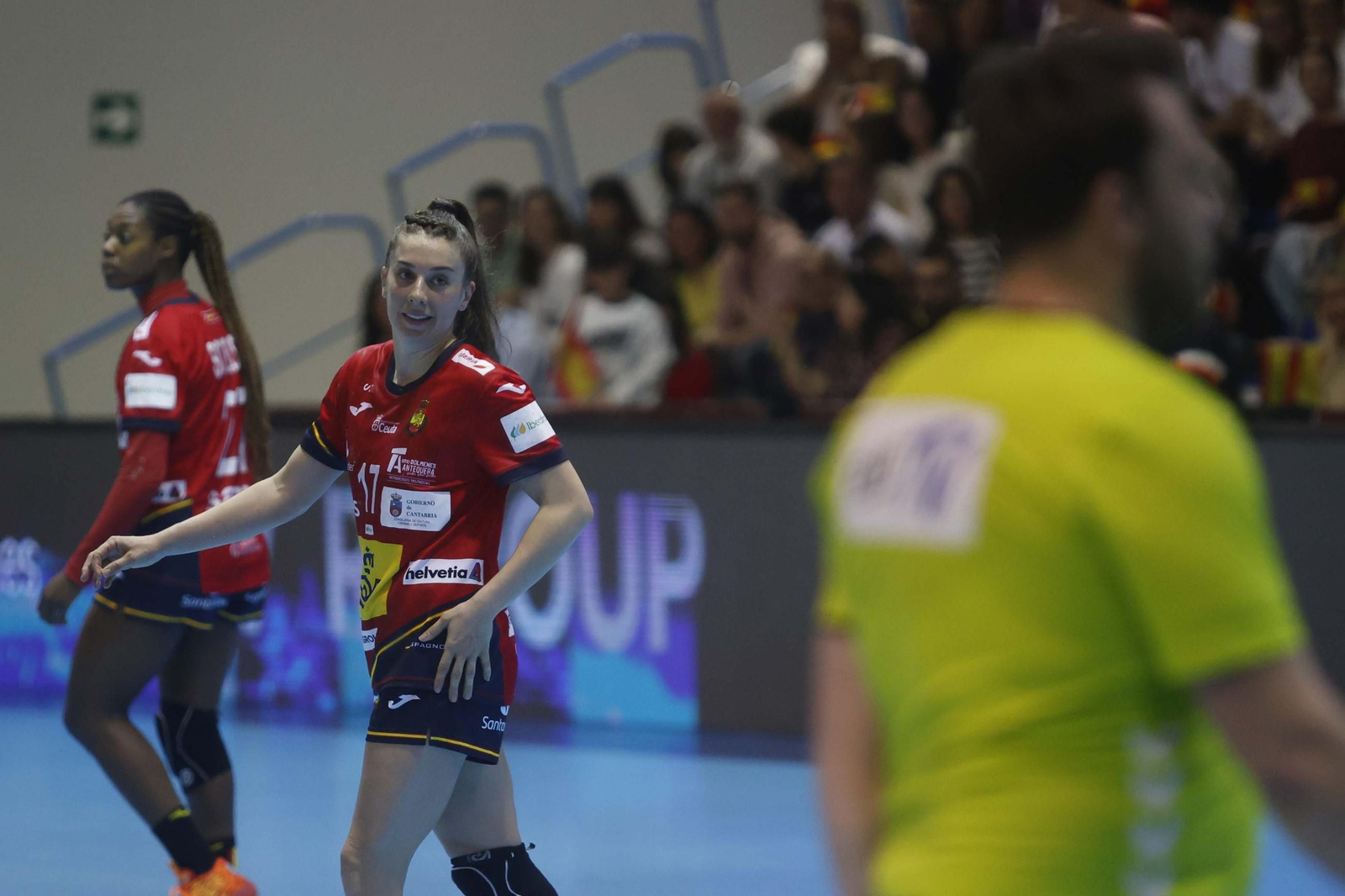 Las fotos del España Croacia de clasificación para el Mundial femenino de balonmano, en Algeciras