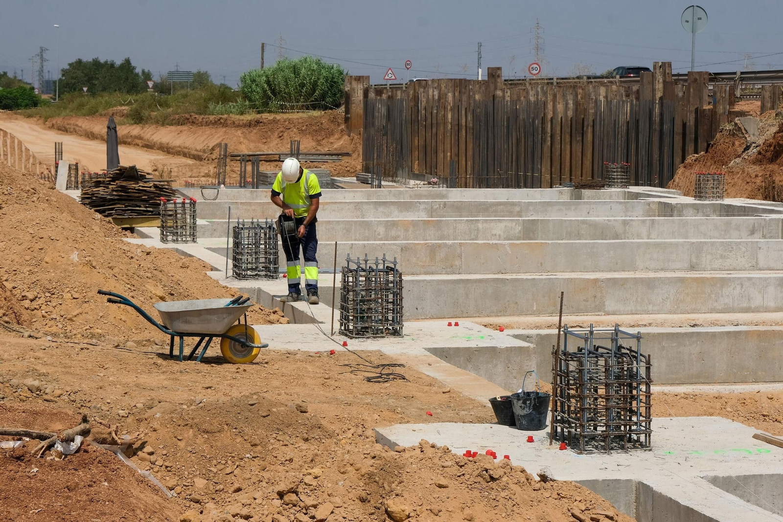 Así avanzan las obras del Metro de Sevilla en Pino Montano