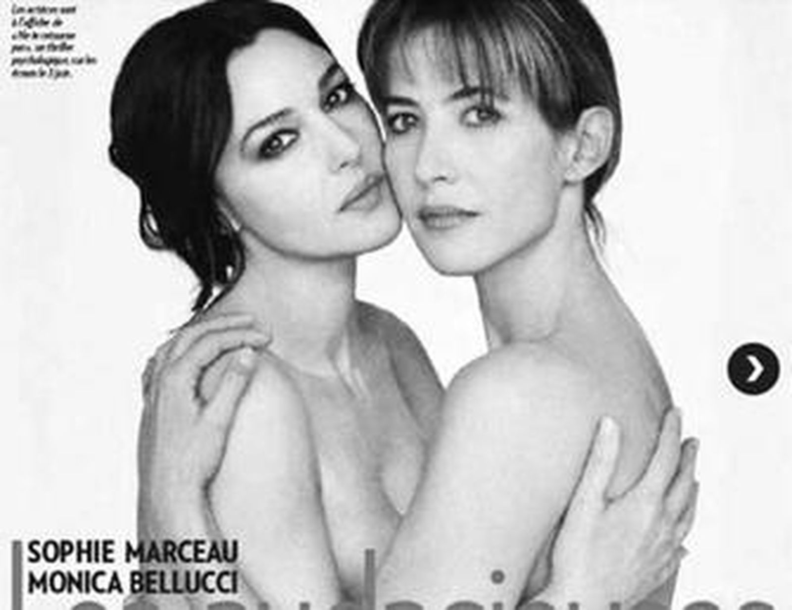 Monica Bellucci y Sophie Marceau juegan al erotismo