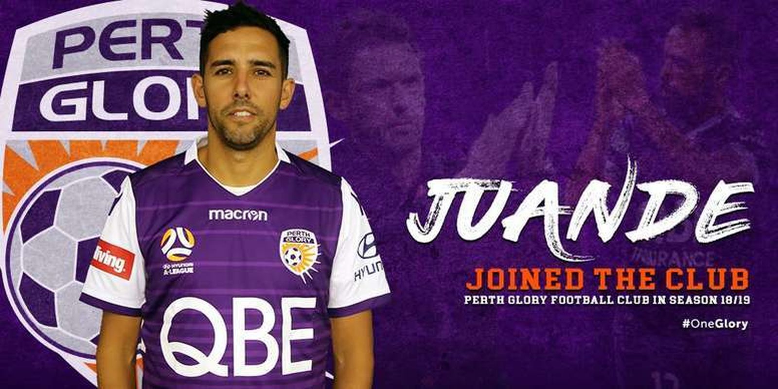 Juande, en las filas del Perth Glory.
