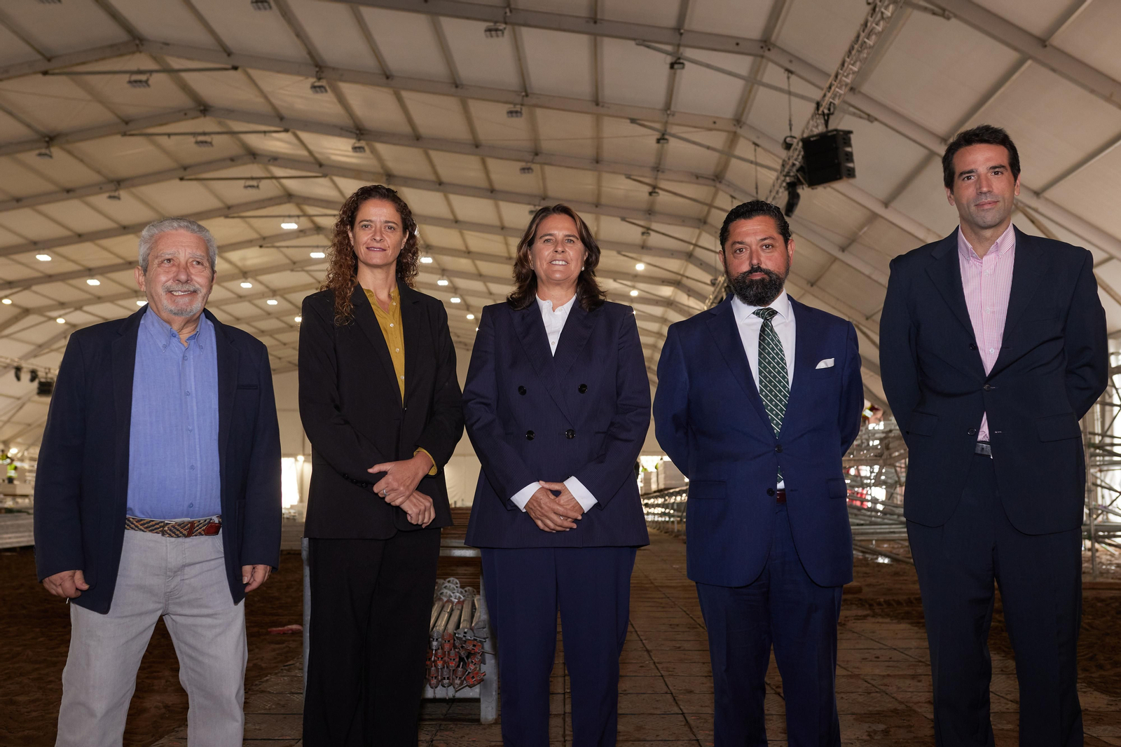 Las fotos del Estadio de la Cartuja para el tenis