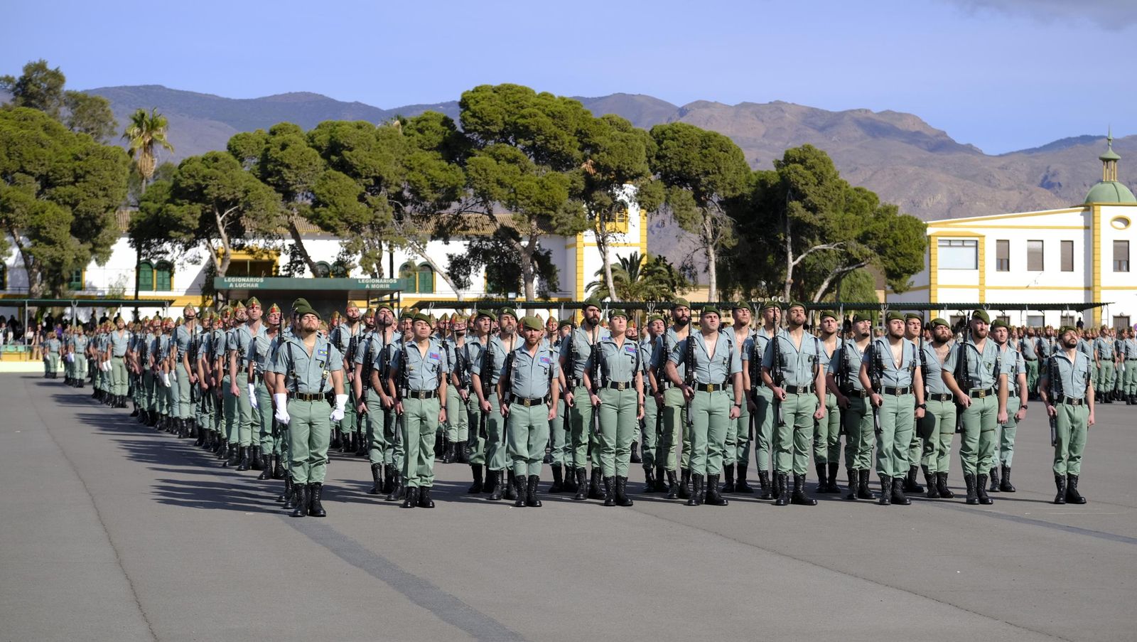 Conmemoración del Combate de Edchera en la Base Álvarez de Sotomayor de La Legión, en imágenes