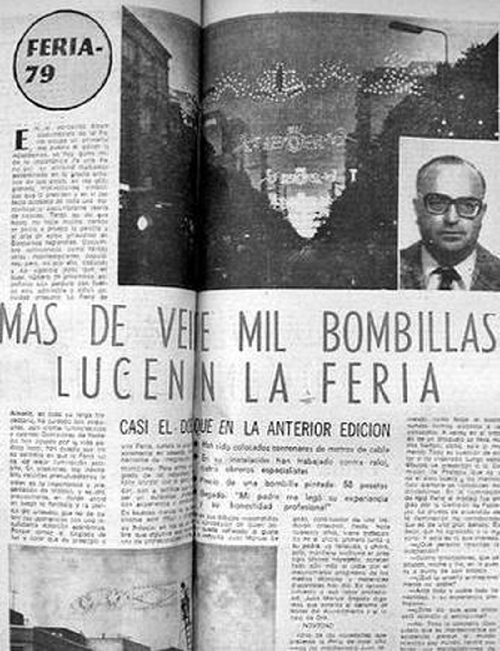 Las celebraciones, 30 años atrás