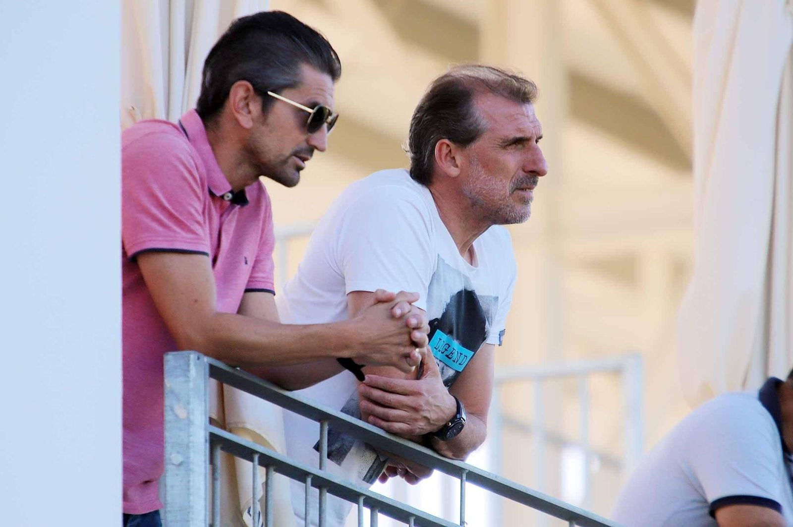 Imágenes del entrenamiento del Recre