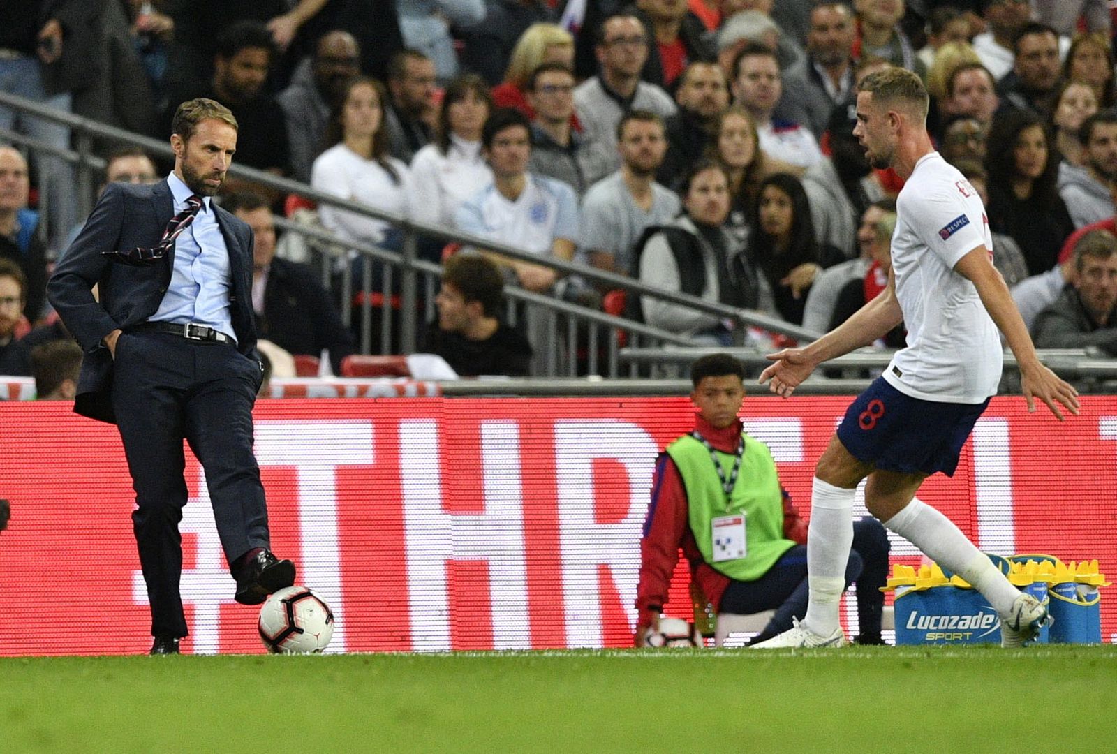 Las imágenes del Inglaterra-España