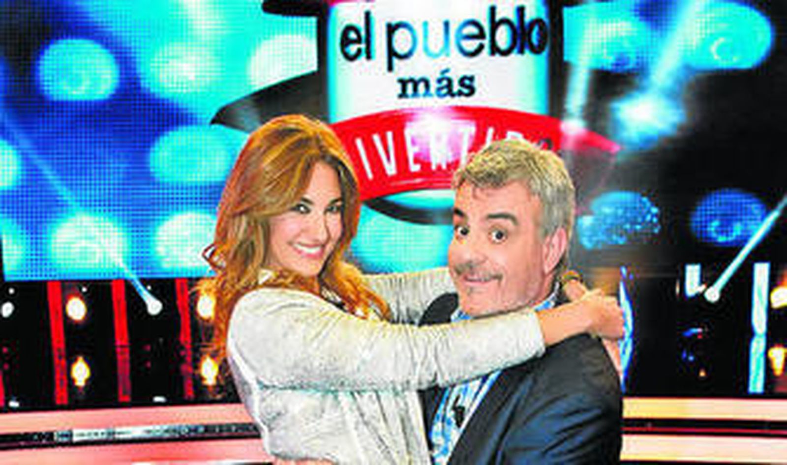 Mariló Montero y Millán Salcedo, conductores de 'El pueblo más divertido'.