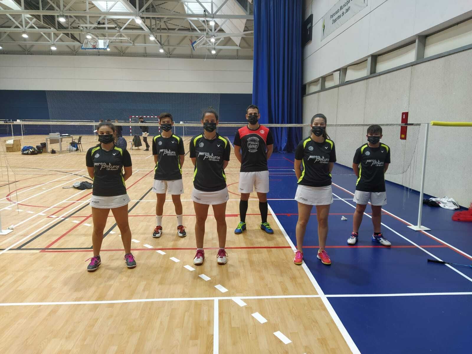 El equipo almeriense en Jaén.