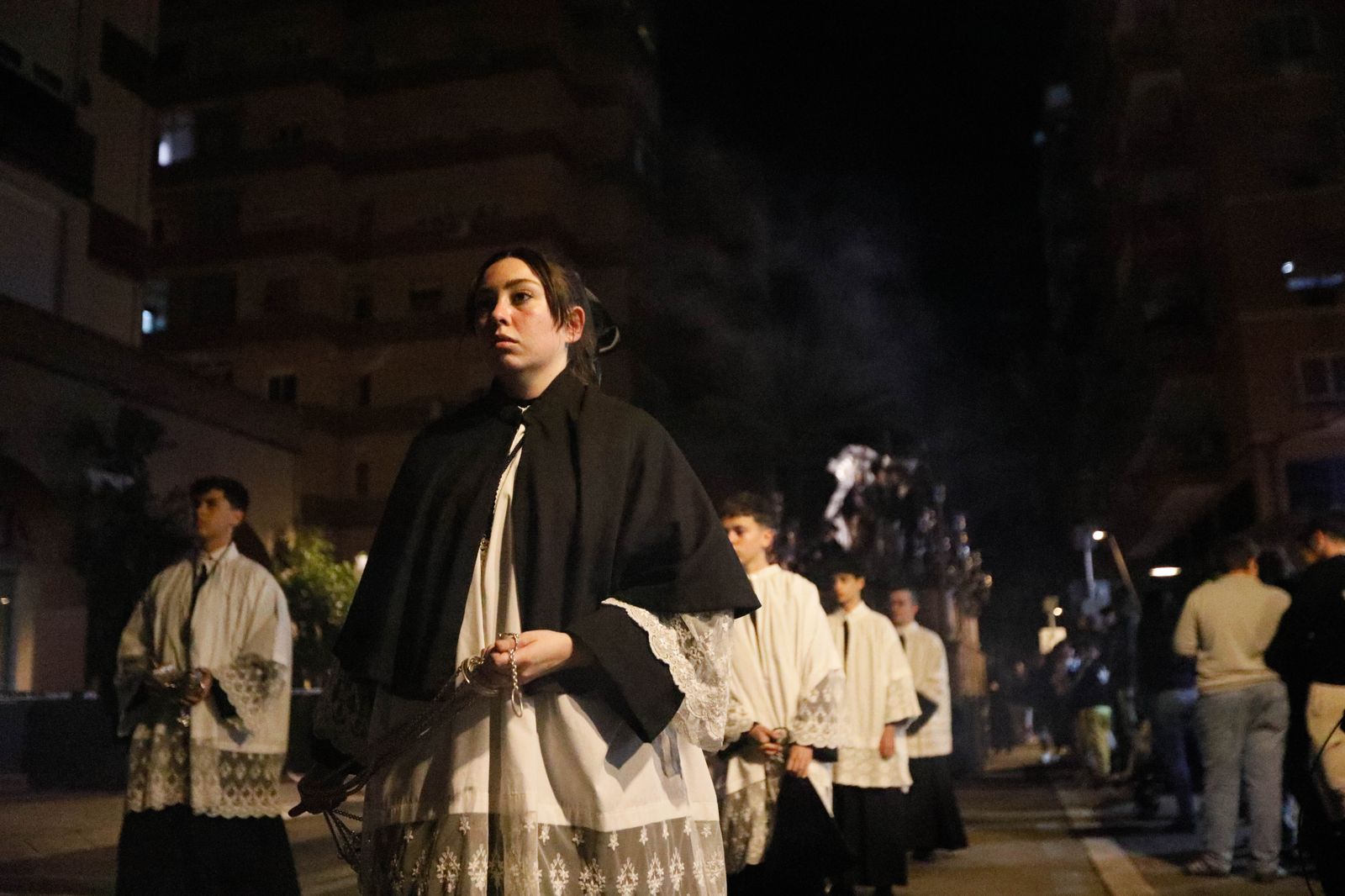 La procesión de La Caridad de Almería, en imágenes
