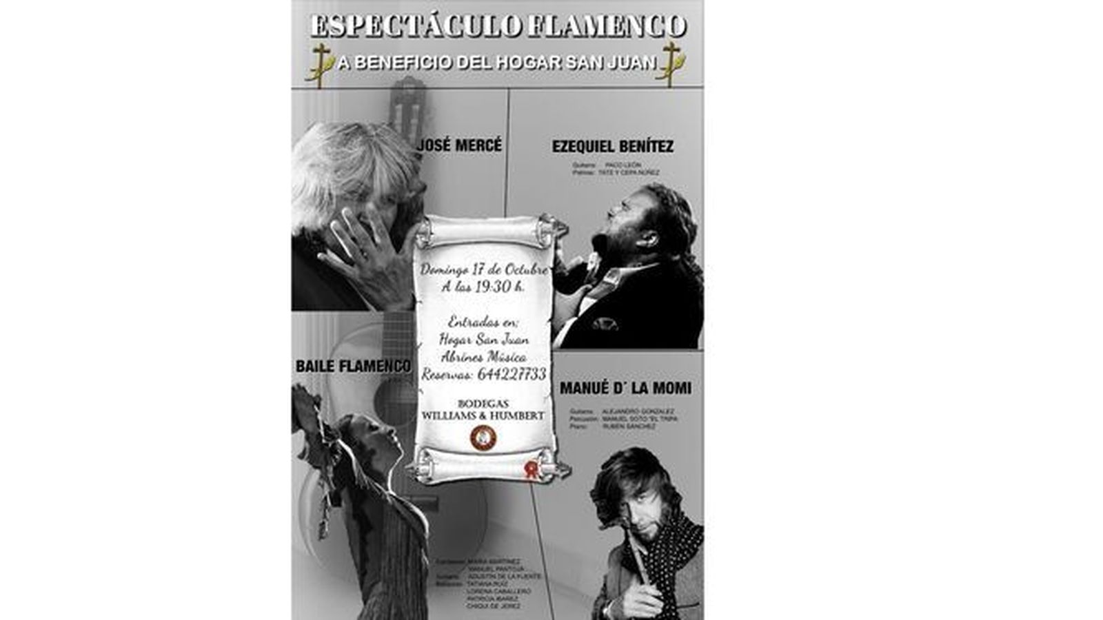 José Mercé, en el espectáculo flamenco a beneficio del Hogar San Juan