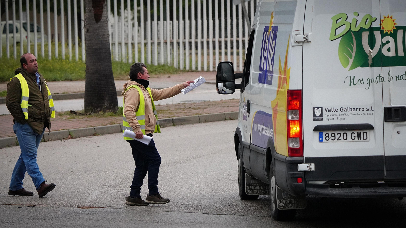 Segundo día de huelga del transporte en Jerez