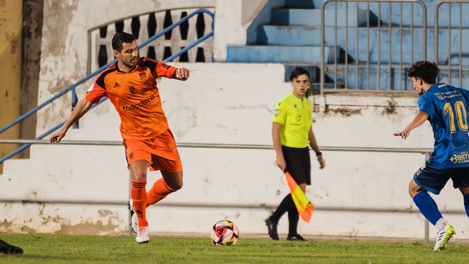 Josete, en el partido contra el Guadalcacín del trofeo Antonio Moure.