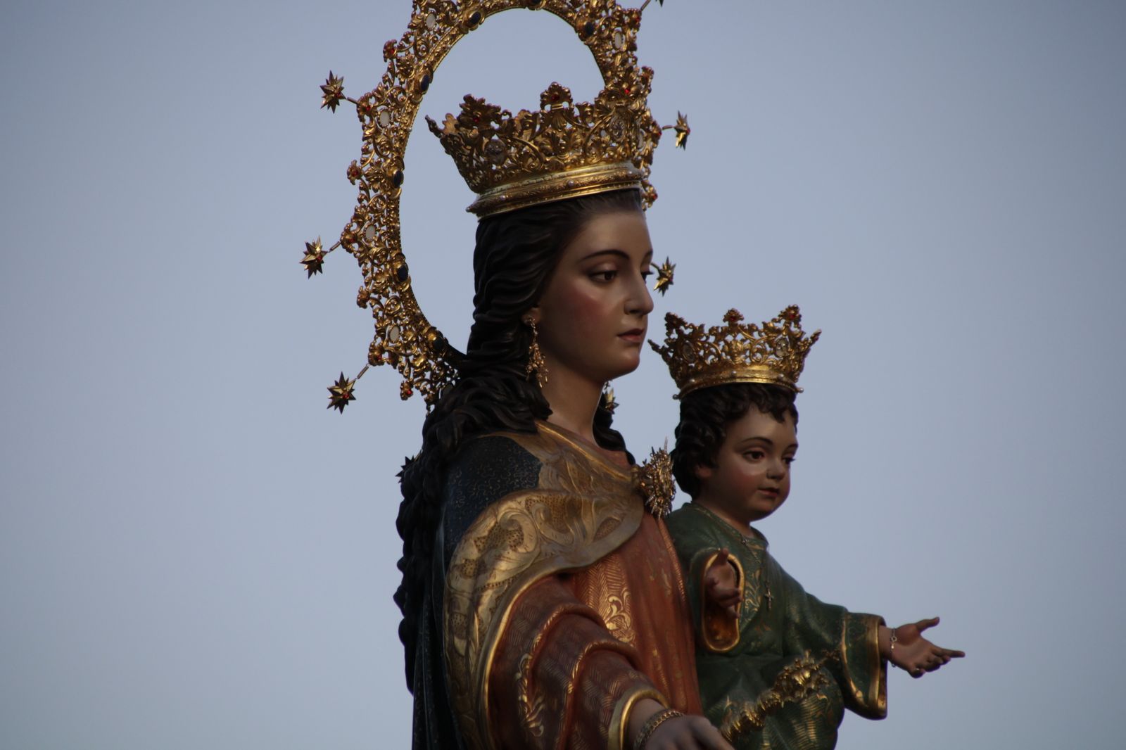 procesión de María Auxiliadora en imágenes Huelva