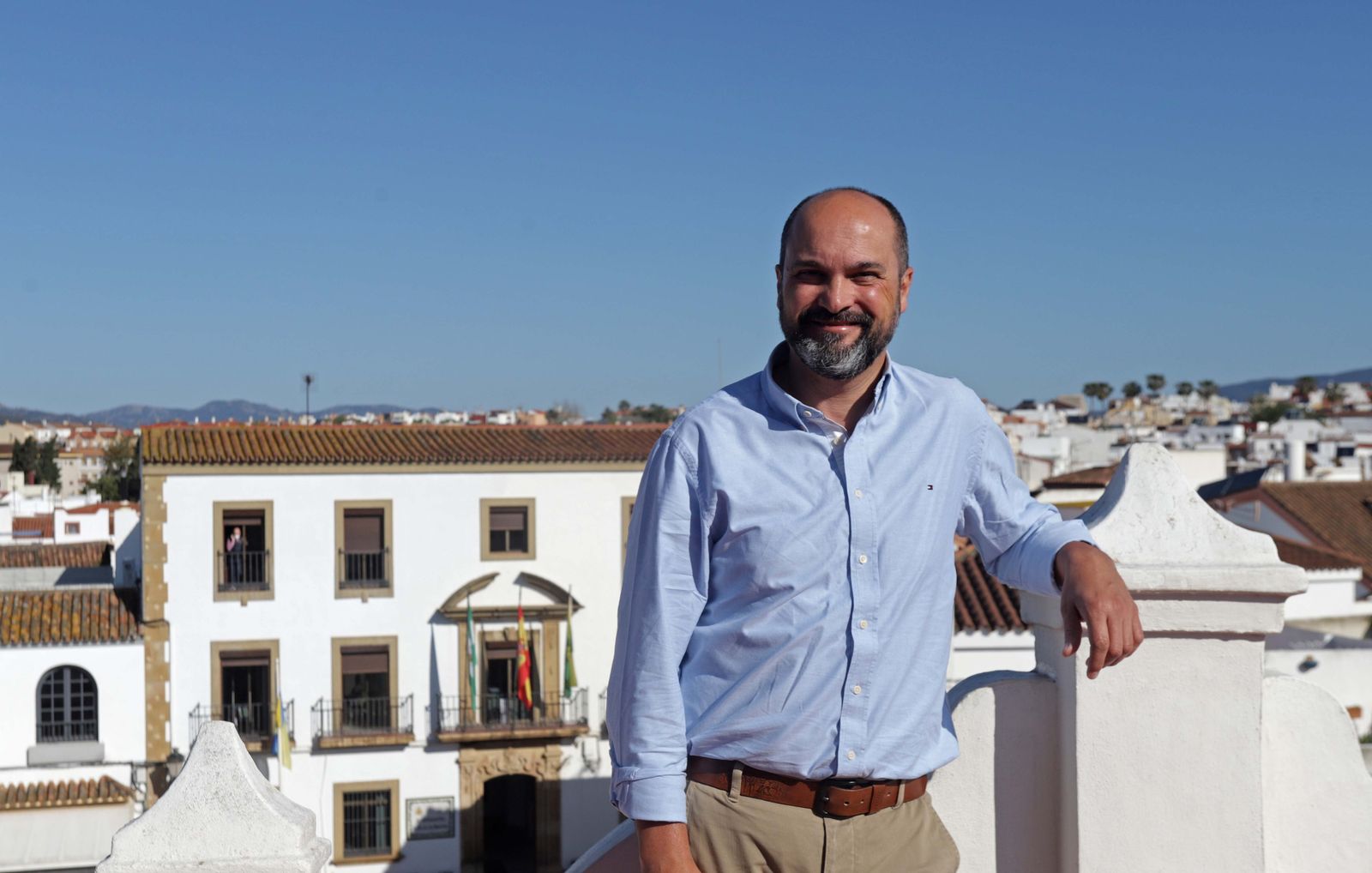 Miguel Alconchel posa para Europa Sur en 2022