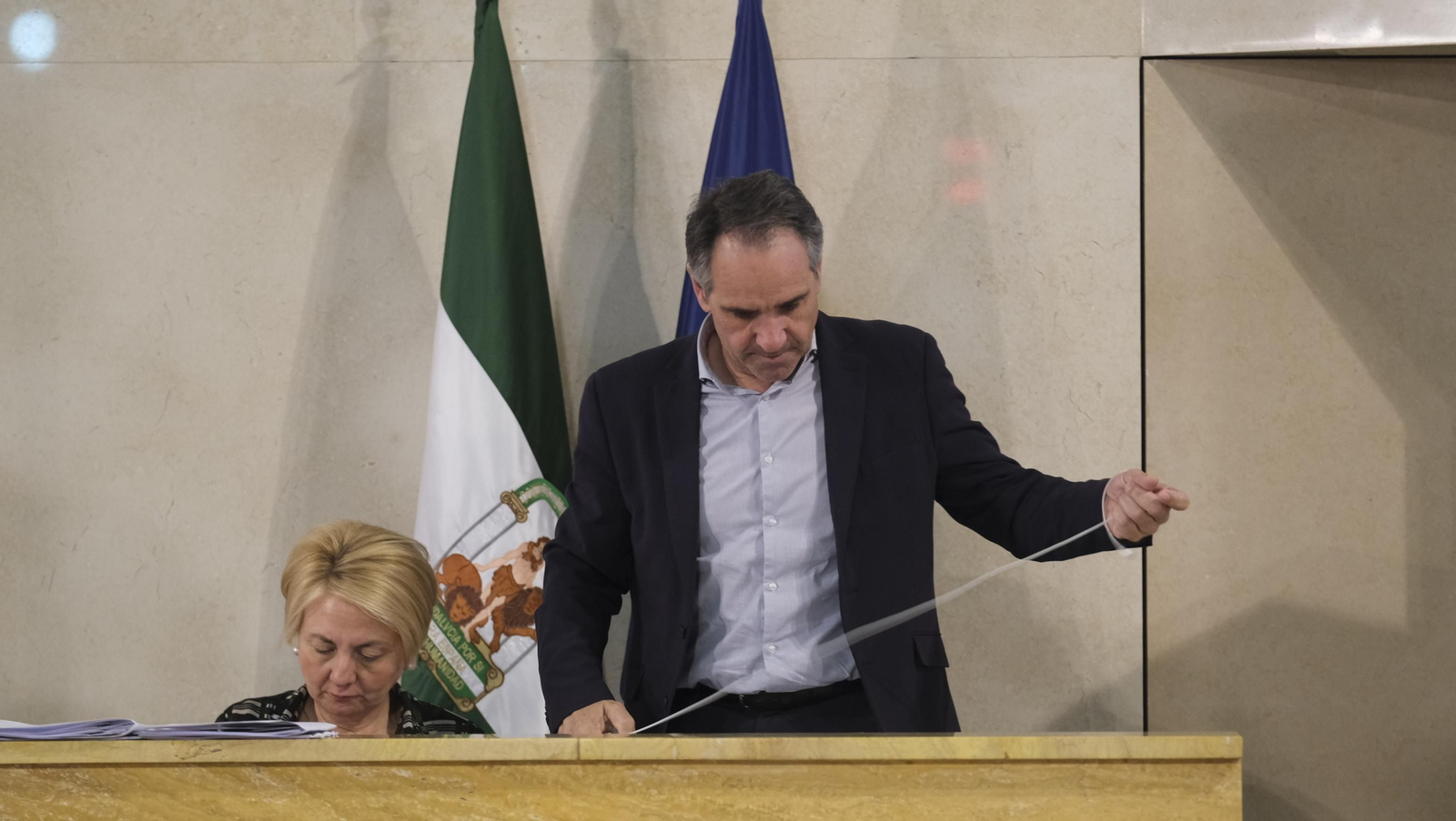 Imágenes del pleno ordinario del Ayuntamiento de Almería