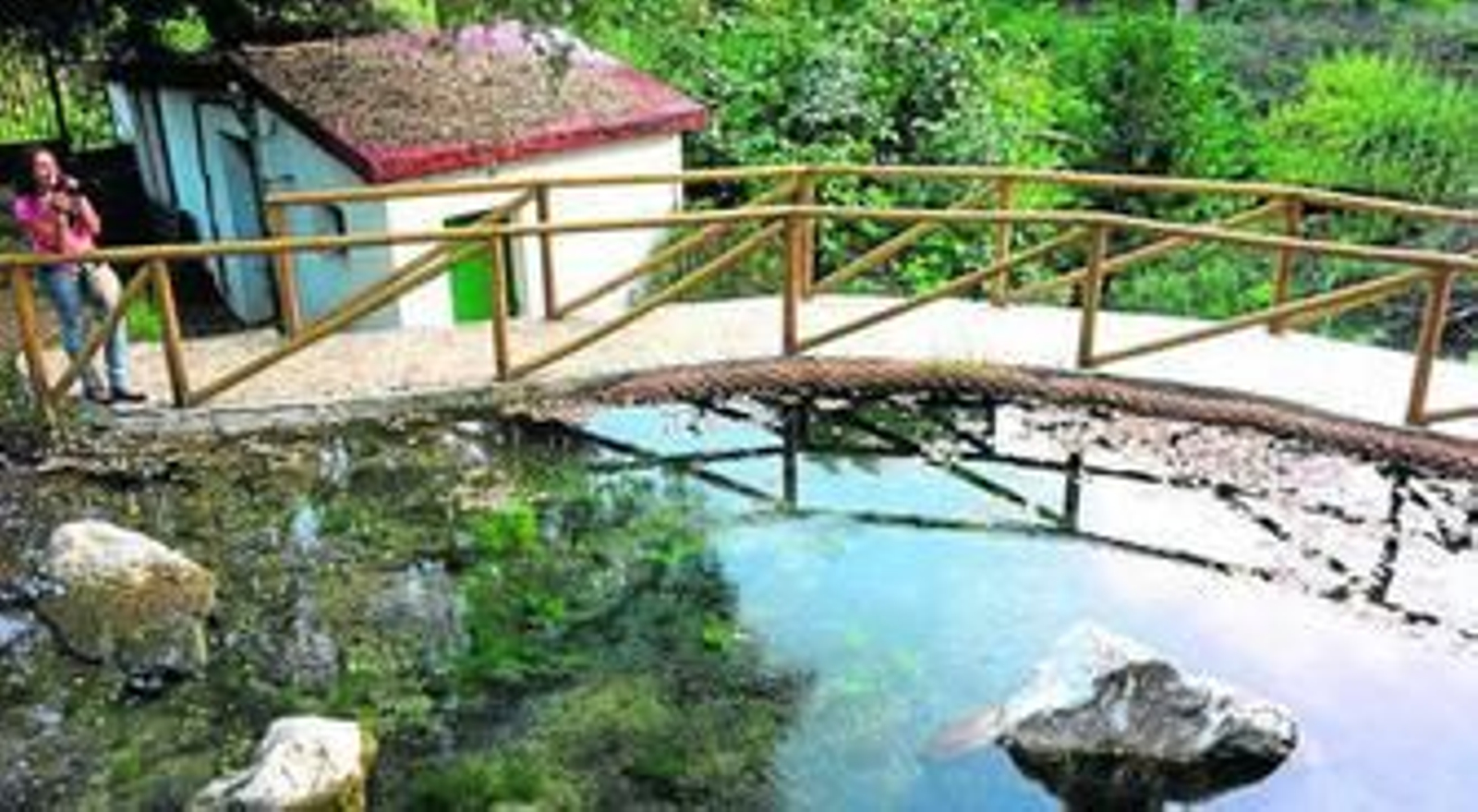 Imagen de la fuente de la Zúa, en Júzcar.