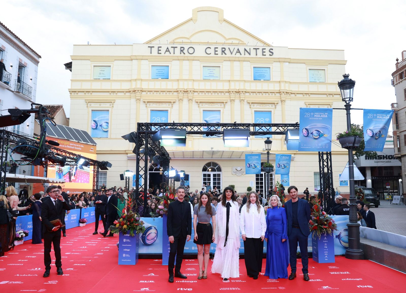 Alfombra roja en el Festival de Málaga, el año pasado.