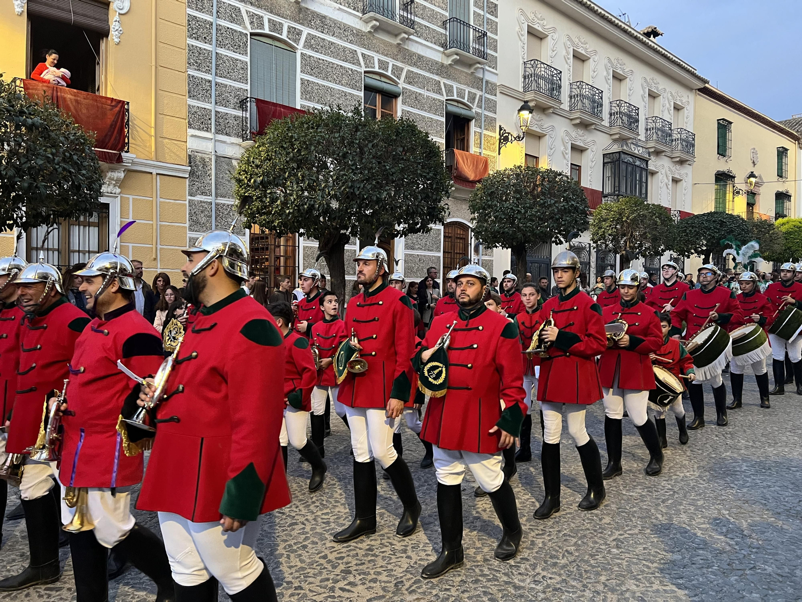 Jueves Santo en Priego de Córdoba:  La procesión de Jesús en la Columna, en imágenes