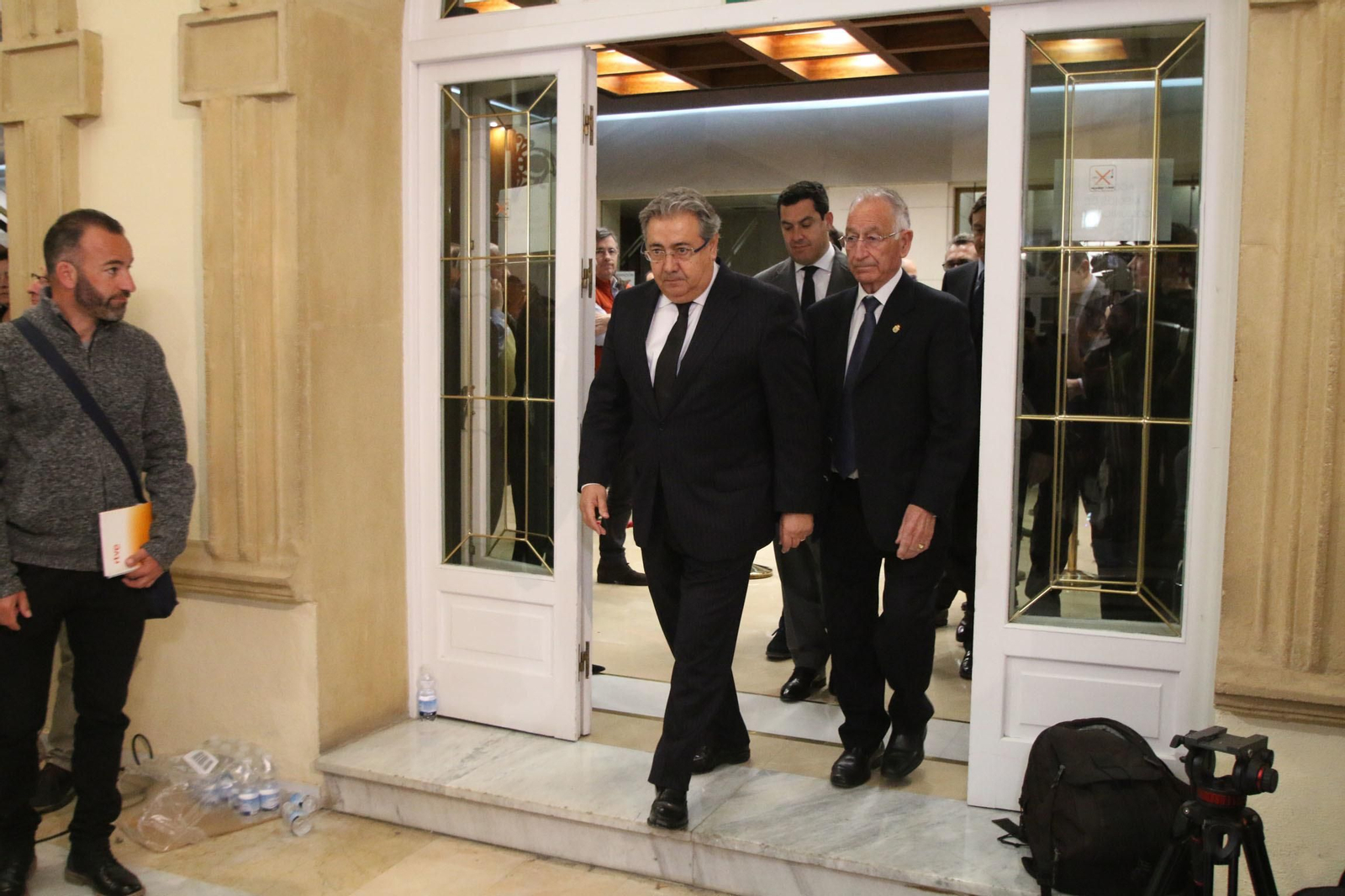 Las imágenes de la capilla ardiente por Gabriel