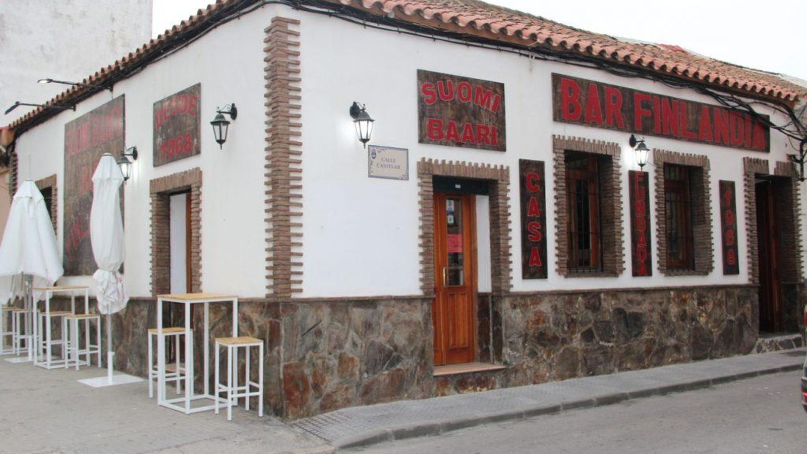 La fachada del bar Finlandia
