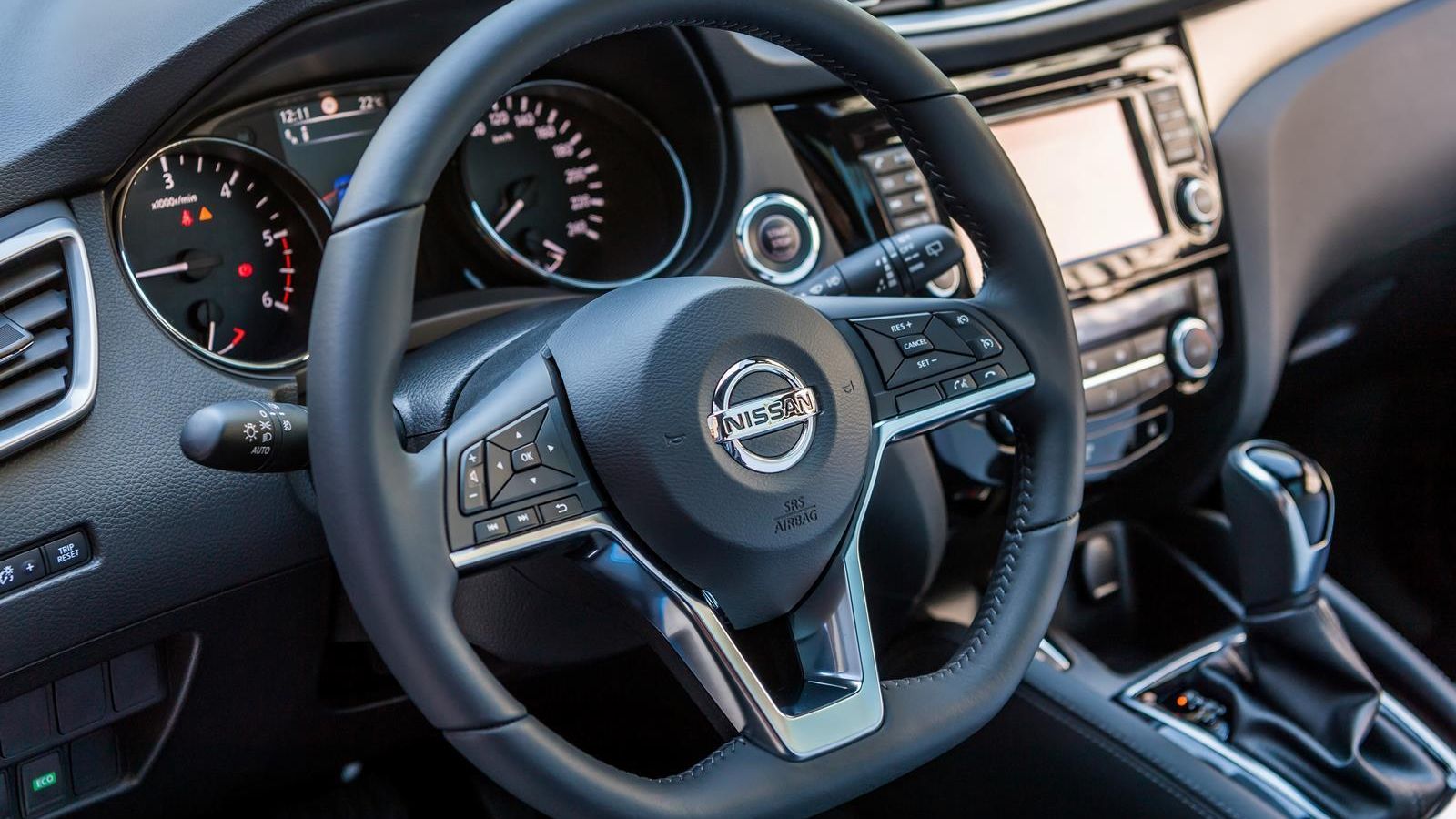 El volante del Qashqai de 2017 es de nueva generación.