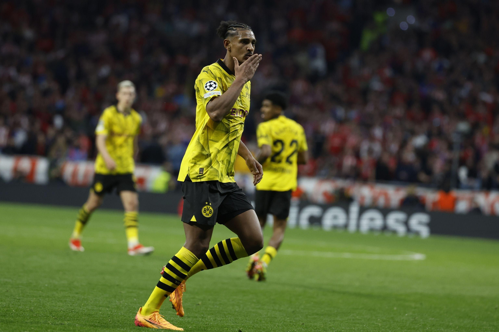 El Atlético de Madrid - Borussia Dortmund, en fotos