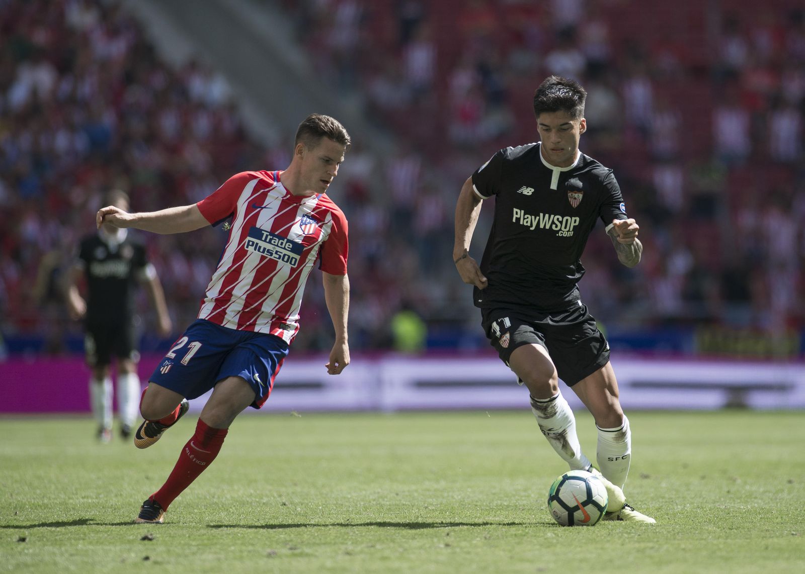 El Atlético de Madrid-Sevilla, en imágenes
