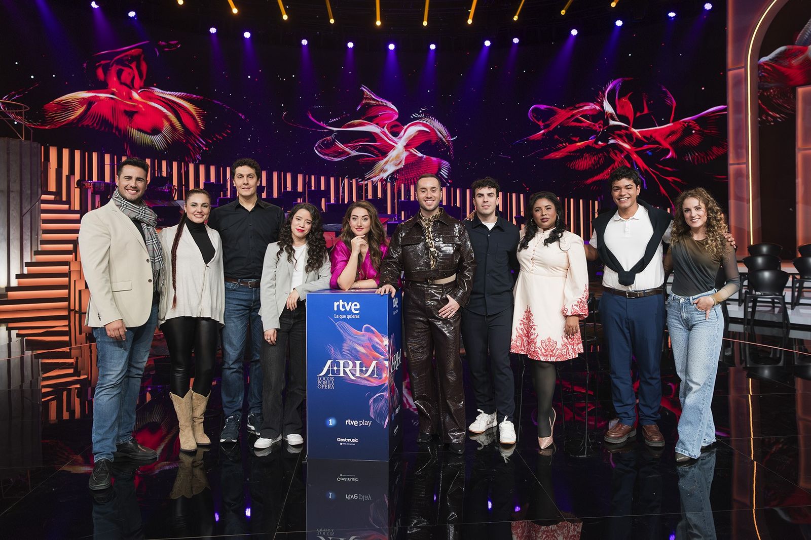 Los diez aspirantes de 'Aria', talent de ópera en RTVE