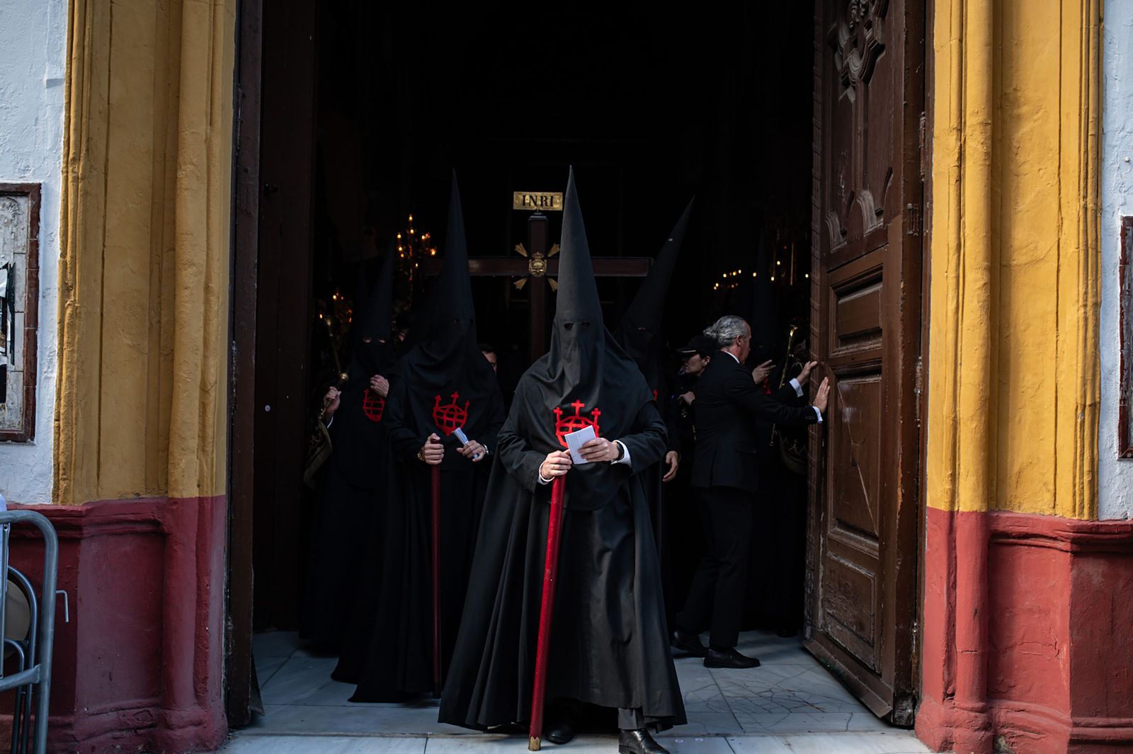 El Santo Entierro saliendo de San Gregorio.