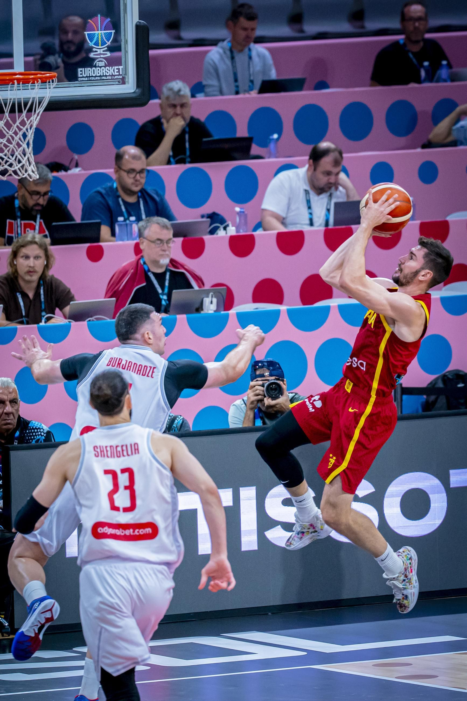Las fotos del Georgia - España de baloncesto