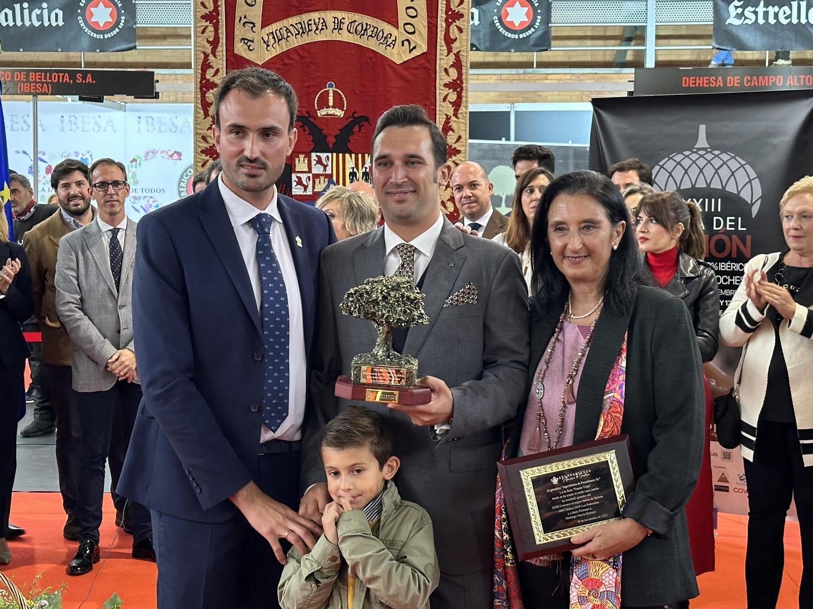 La entrega de premios de la XXIII Feria del Jamón de Villanueva de Córdoba, en imágenes